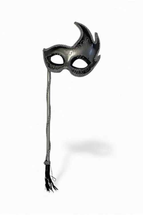MASQUERADE MASK-BLACK/SILVER