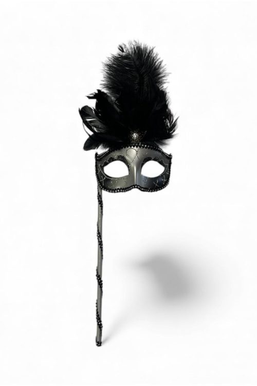 MASQUERADE MASK-SILVER/BLACK